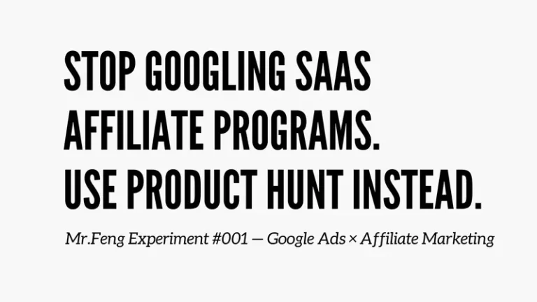 Featured image for finding recurring SaaS affiliate programs on Product Hunt instead of saturated Google search lists