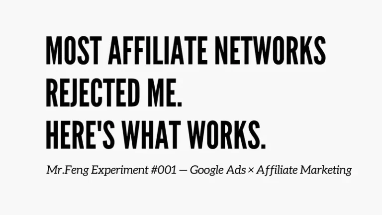 Featured image showing real approval and rejection results from testing 4 SaaS affiliate networks as a beginner with no traffic