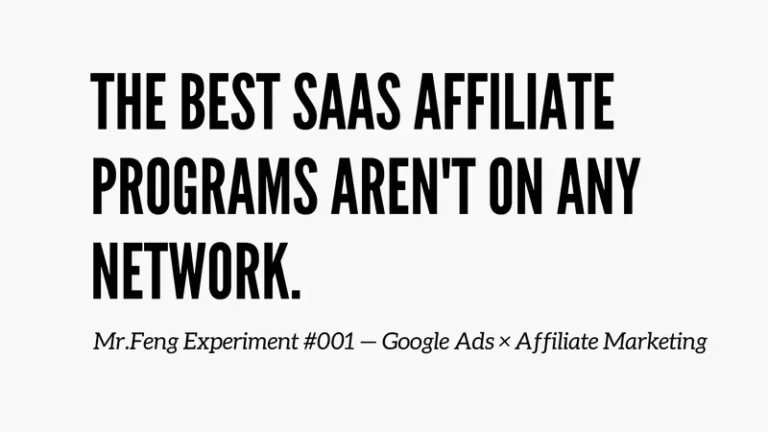 Featured image for finding hidden SaaS affiliate programs using affiliate software footprints